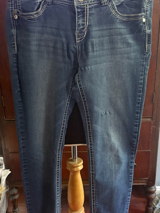 Wallflower Denim - Wallflower Women's Dark Blue Skinny Stretch Jeans